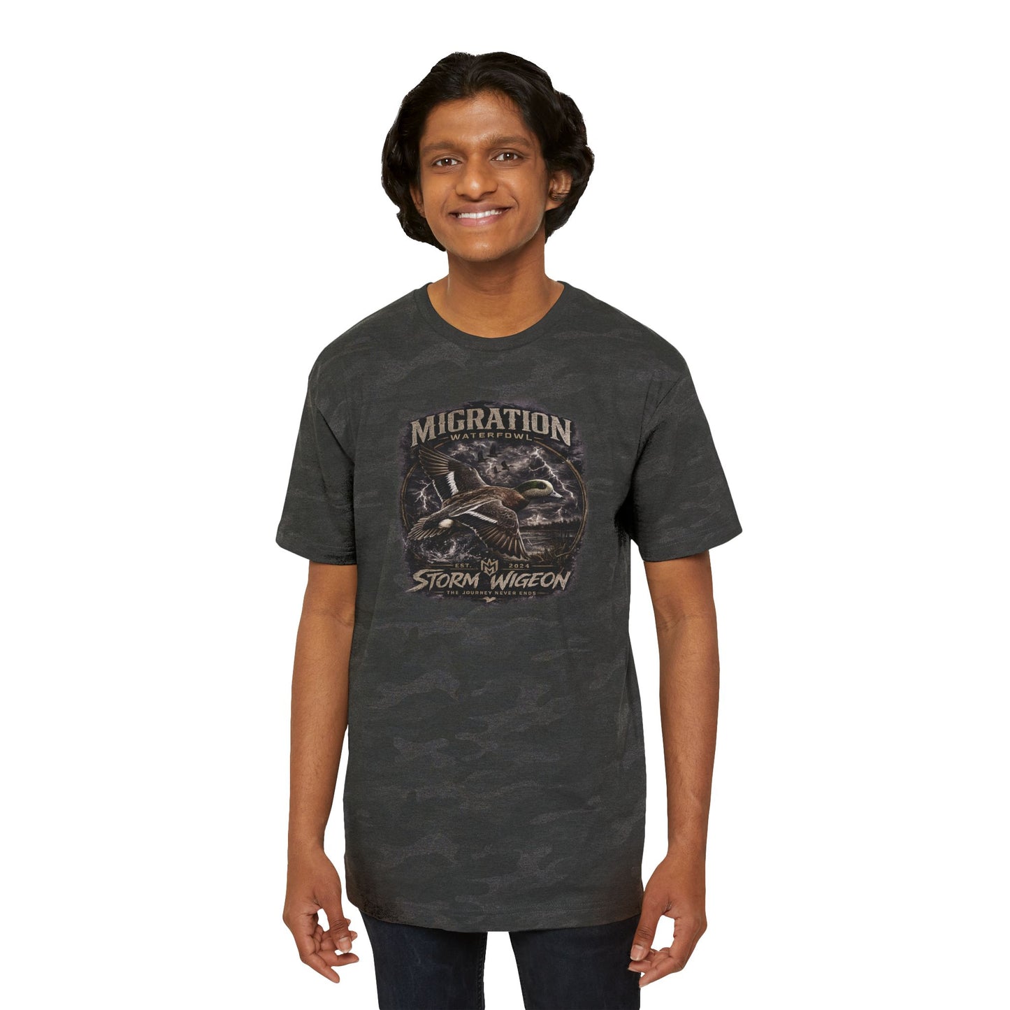 MW Storm Wigeon on Storm Camo T-Shirt