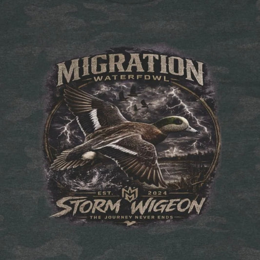MW Storm Wigeon on Storm Camo T-Shirt